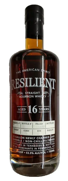 Resilient 16 Year Old Barrel #159 Cask Strength Straight Bourbon Whiskey