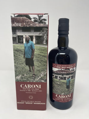 Caroni 1996 Velier Full Proof Heavy Deodat Breeze Manmohan Rum | 700ML at CaskCartel.com