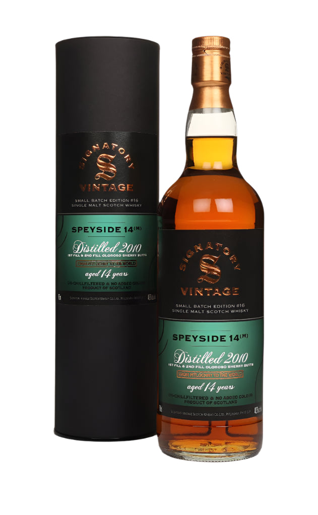 Speyside (M) 14 Year Old 2010 - Small Batch Edition #16 (Signatory) Single Malt Scotch Whisky | 700ML at CaskCartel.com