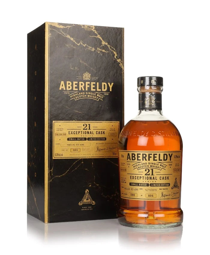 Aberfeldy 21 Year Old Exceptional Cask Series Pauillac Red Wine Cask Finish Single Malt Scotch Whisky | 700ML at CaskCartel.com