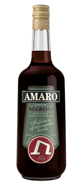 Negroni Antica Distilleria Amaro Liqueur