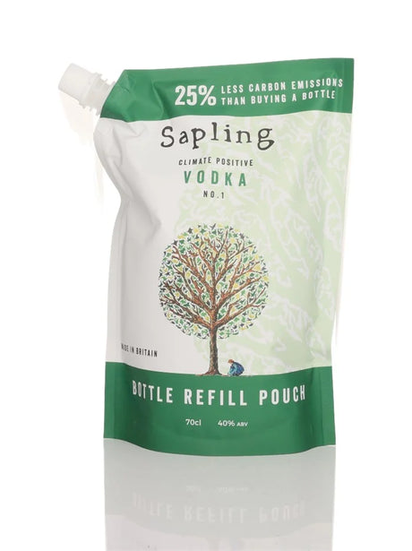 Sapling Climate Positive Vodka Refill Pouch | 700ML at CaskCartel.com