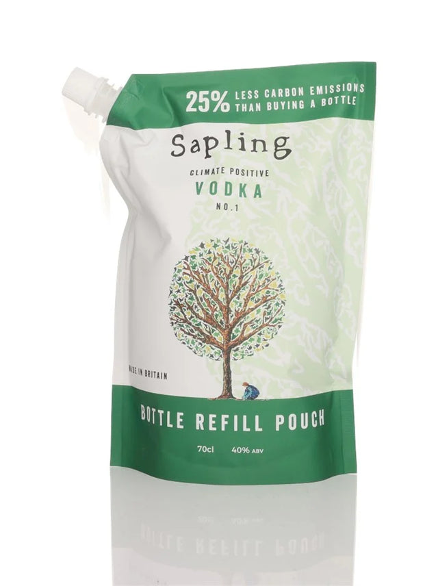 Sapling Climate Positive Vodka Refill Pouch | 700ML at CaskCartel.com