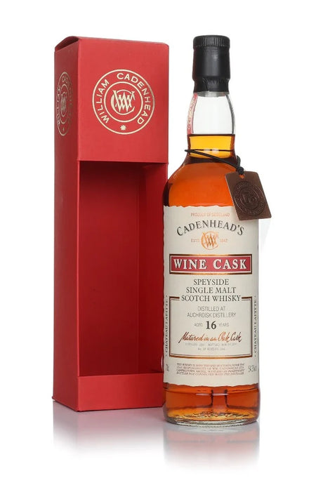 Auchroisk 16 Year Old 2001 - Wine Cask (WM Cadenhead) Single Malt Scotch Whisky | 700ML at CaskCartel.com
