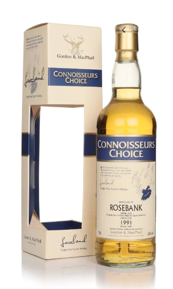 Rosebank 1991 Bottled 2009 Connoisseurs Choice Gordon & MacPhail Single Malt Scotch Whisky | 700ML at CaskCartel.com