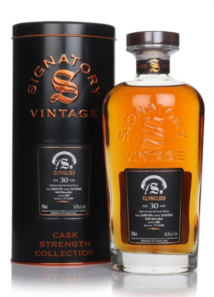 Clynelish 30 Year Old 1995 Cask #8681 Cask Strength Collection Signatory Single Malt Scotch Whisky | 700ML at CaskCartel.com