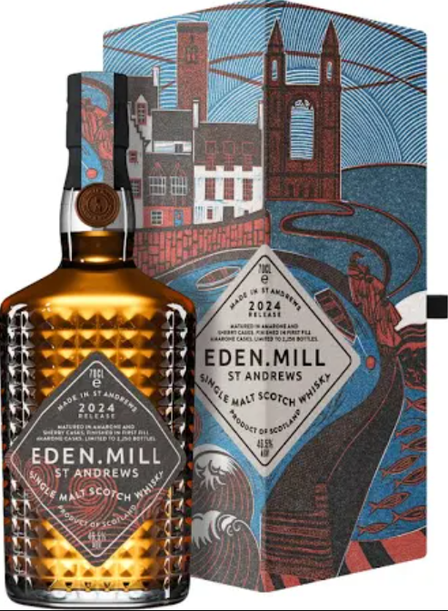 Eden Mill The Art of St Andrews Collection 2024 Release Single Malt Scotch Whisky | 700ML at CaskCartel.com