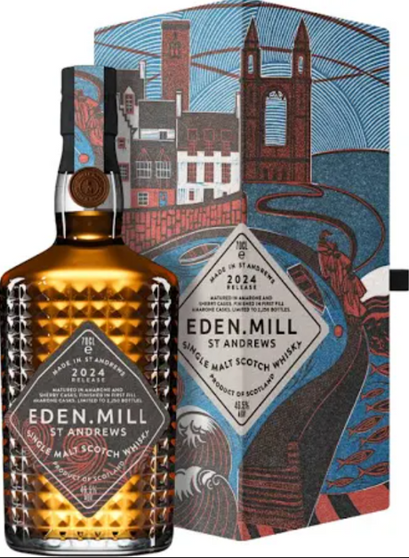 Eden Mill The Art of St Andrews Collection 2024 Release Single Malt Scotch Whisky | 700ML at CaskCartel.com