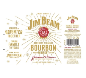 Jim Beam Holiday Edition Bourbon Whiskey