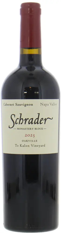 2023 | Schrader Cellars | Monastery Block To Kalon Vineyard Cabernet Sauvignon at CaskCartel.com