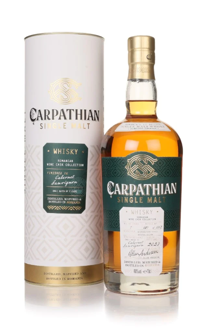 Carpathian Cabernet Sauvignon Cask Finish Romanian Wine Cask Collection Single Malt Whisky | 700ML at CaskCartel.com