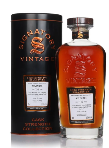 Aultmore 14 Year Old 2011 Cask #7 Cask Strength Collection Signatory Single Malt Scotch Whisky | 700ML at CaskCartel.com