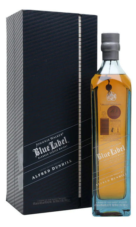 Johnnie Walker Blue Label Alfred Dunhill Blended Scotch Whisky at CaskCartel.com