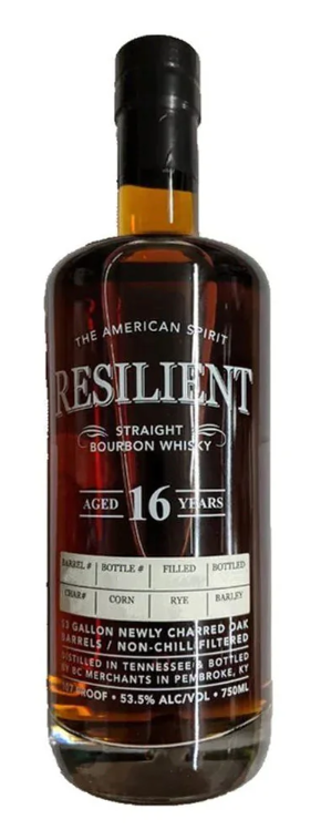 Resilient 16 Year Old Barrel #164 Cask Strength Straight Bourbon Whiskey