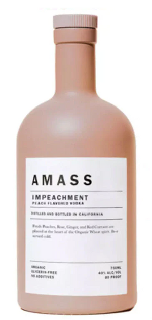 AMASS Peach Flavored Impeachment Vodka at CaskCartel.com