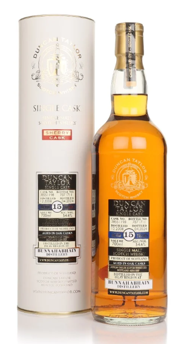 Bunnahabhain 15 Year Old 2008 Cask #38551198 Single Cask Duncan Taylor Single Malt Scotch Whisky | 700ML at CaskCartel.com