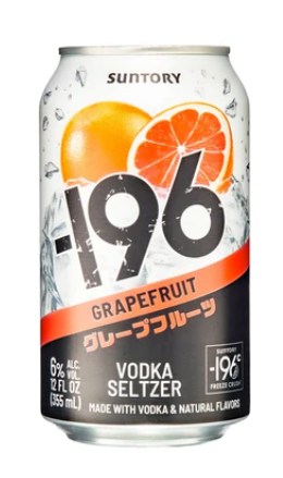 -196 Suntory Grapefruit Vodka Seltzer | (4)*355ML at CaskCartel.com