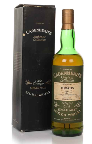 Tomatin 27 Year Old 1962 Original Collection Cadenhead's Single Malt Scotch Whisky | 700ML at CaskCartel.com