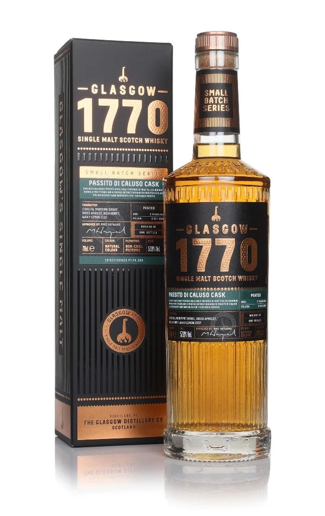 Glasgow 1770 Passito Di Caluso - Peated Single Malt Scotch Whisky | 700ML at CaskCartel.com