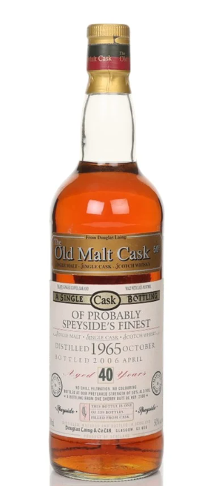 Probably Speyside's Finest Distillery 40 Year Old 1965 Cask #2569 Old Malt Cask Douglas Laing Single Malt Scotch Whisky | 700ML at CaskCartel.com
