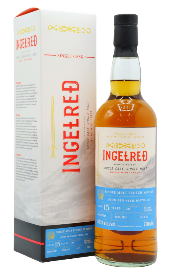 Ben Nevis Ingelred Single Cask #609 15 Year Old 2007 Vintage Single Malt Scotch Whisky | 700ML at CaskCartel.com