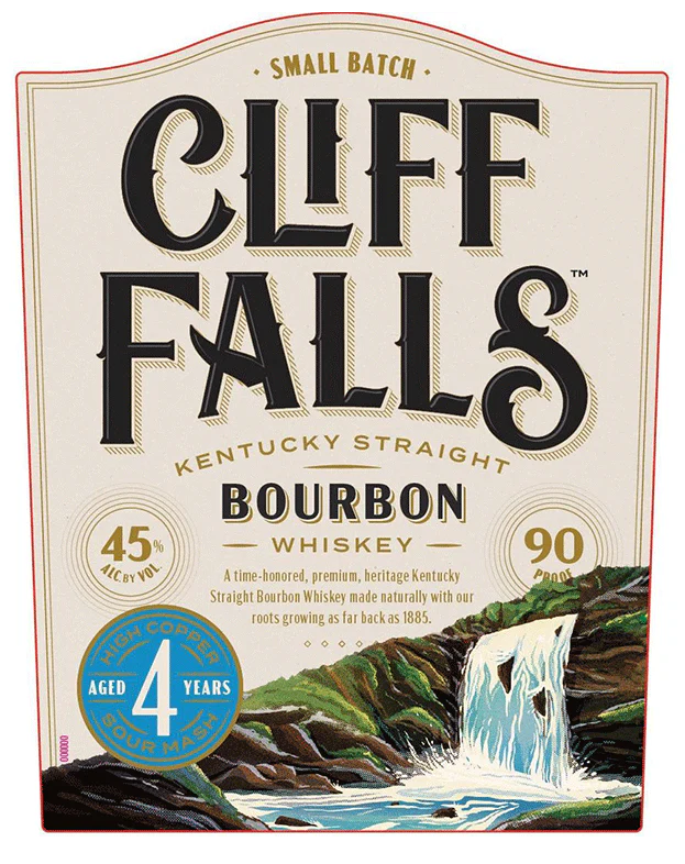 Owensboro Distilling Cliff Falls 4 Year Old Kentucky Straight Bourbon Whiskey