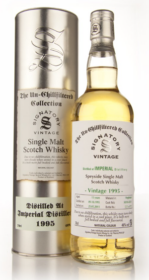 Imperial 15 Years Old 1995 Casks #50310+50311 Un-Chillfiltered Signatory Single Malt Scotch Whisky | 700ML at CaskCartel.com