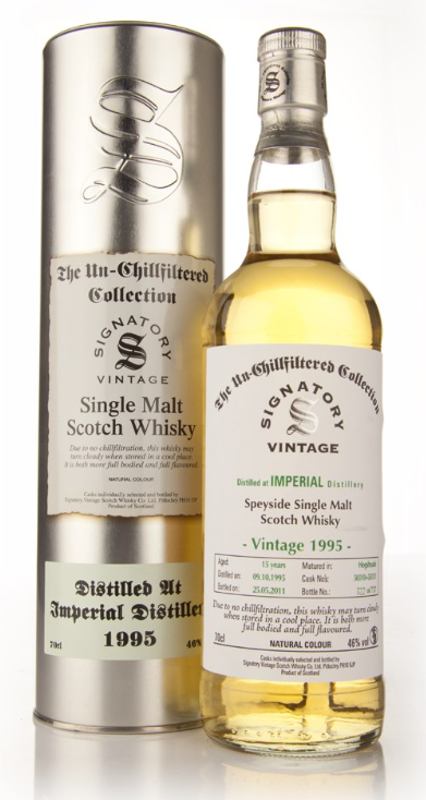 Imperial 15 Years Old 1995 Casks #50310+50311 Un-Chillfiltered Signatory Single Malt Scotch Whisky | 700ML
