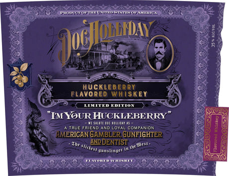 Doc Holliday “I’m Your Huckleberry” Limited Edition Huckleberry Flavored Whiskey at CaskCartel.com
