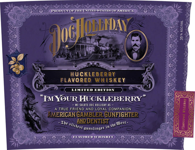 Doc Holliday “I’m Your Huckleberry” Limited Edition Huckleberry Flavored Whiskey at CaskCartel.com