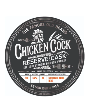 Chicken Cock Reserve Cask 8 Year Old Hand-Selected Bourbon Whisky