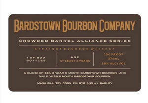 Crowded Barrel Alliance Series Bardstown Bourbon Company Bourbon Whiskey at CaskCartel.com