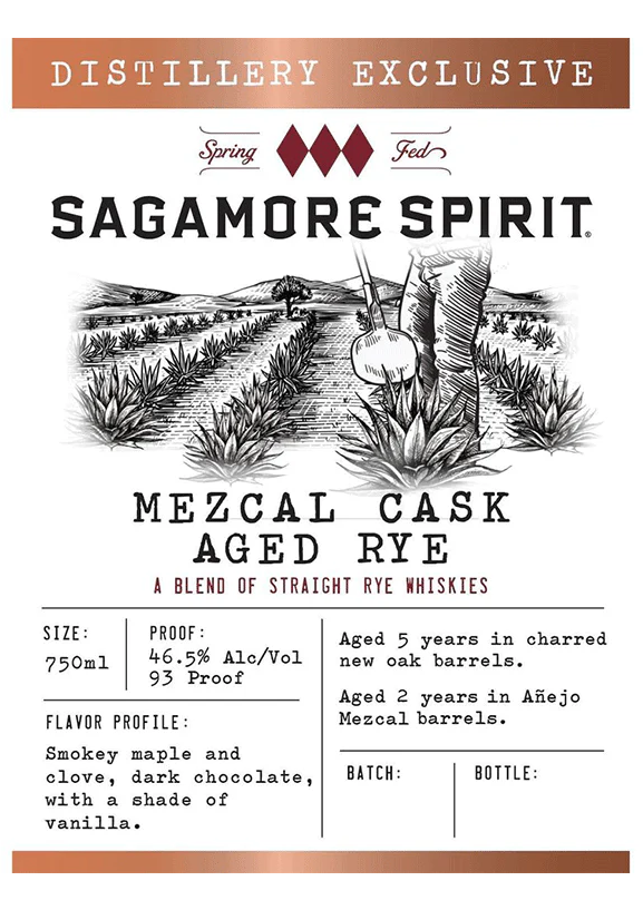 Sagamore Spirit Mezcal Cask Aged Straight Rye Whiskey