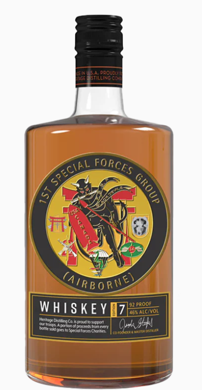 Heritage Distilling 1st Special Forces Group 7th Edition Straight Bourbon Whiskey at CaskCartel.com