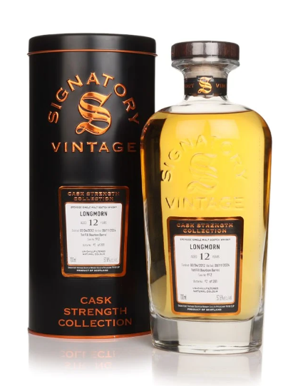 Longmorn 12 Year Old 2012 Cask #912 Cask Strength Collection Signatory Single Malt Scotch Whisky | 700ML at CaskCartel.com