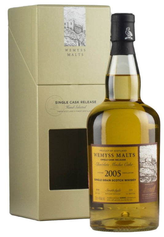 Strathclyde 12 Year Old Chocolcate Mocha Cake Wemyss Malts 2005 Single Grain Scotch Whisky | 700ML at CaskCartel.com