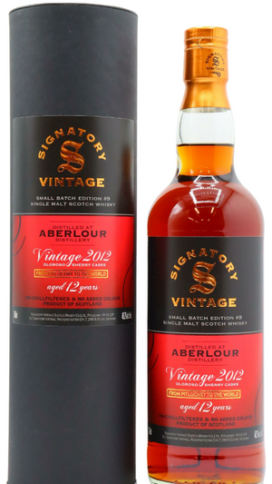 Aberlour Signatory Small Batch #9 2012 12 Year Old Single Malt Scotch Whisky | 700ML at CaskCartel.com