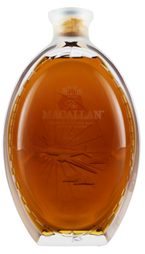 Macallan 1937 Lalique Golden Age of Travel Aeroplane Single Malt Scotch Whisky | 700ML