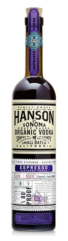 Hanson of Sonoma Organic Espresso Vodka