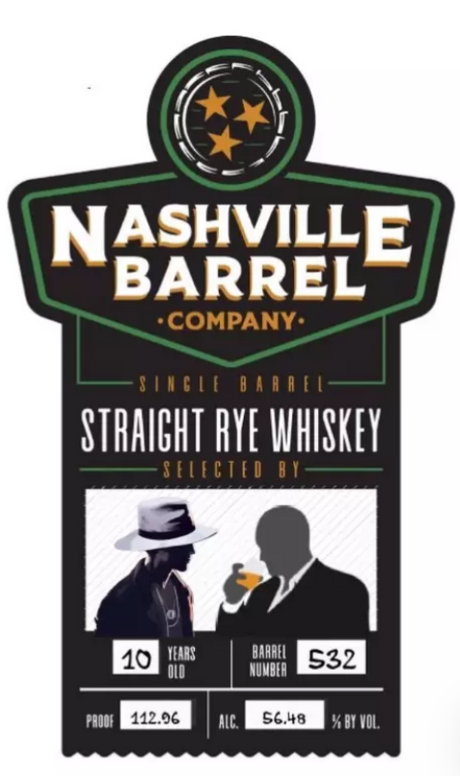 Nashville Barrel Company 10 Year Old Single Barrel Rye Whisky at CaskCartel.com
