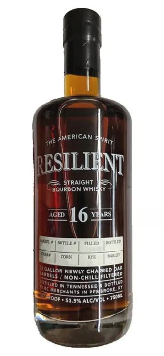Resilient 16 Year Old Barrel #183 Cask Strength Straight Bourbon Whiskey