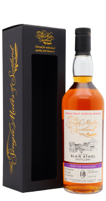 Blair Athol Single Malts Of Scotland Single PX Sherry Cask #40244 18 Year Old · 2006 Vintage Single Malt Scotch Whisky | 700ML at CaskCartel.com