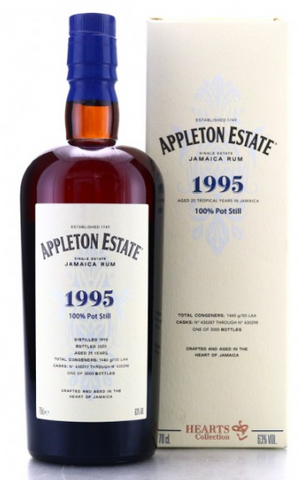 Appleton Estate Hearts Collection 1995 Jamaican Rum at CaskCartel.com