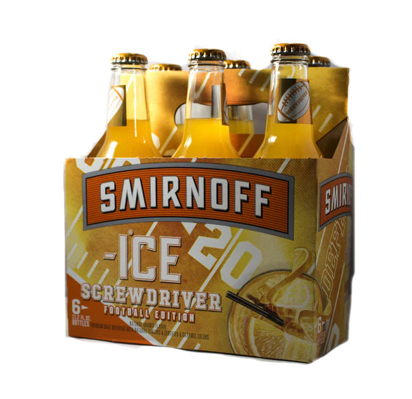 Smirnoff Ice Screwdriver Football Edition | (6)*355ML at CaskCartel.com