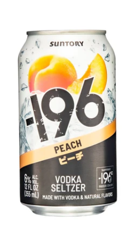 -196 Suntory Peach Vodka Seltzer | (4)*355ML at CaskCartel.com