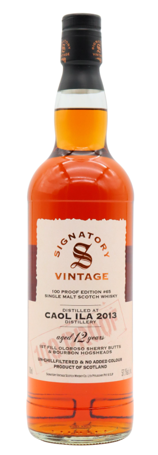 Caol Ila Signatory Vintage 100 Proof #65 - 12 Year Old 2013 Single Malt Scotch Whisky | 700ML at CaskCartel.com