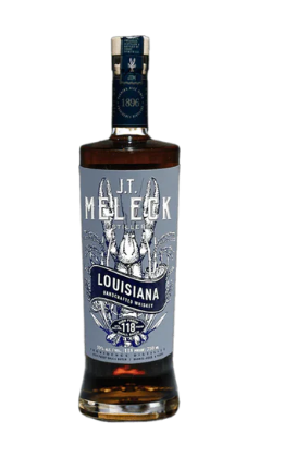 J.T Meleck Distillers 118 Proof Louisiana High Proof American Whiskey at CaskCartel.com
