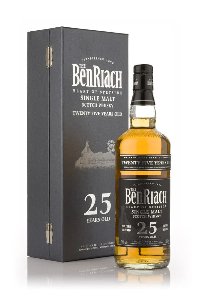 BenRiach 25 Year Old - Pre 2015 Single Malt Scotch Whisky | 700ML at CaskCartel.com