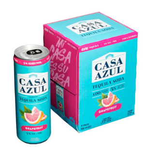 Casa Azul Grapefruit Tequila Soda | (4)*355ML at CaskCartel.com