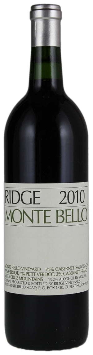 2010 | Ridge Vineyards | Monte Bello at CaskCartel.com